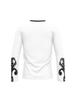 Print Design - Renaissance Long-Sleeve T-Shirt - Elegant black and white all-over print design, crew neck top