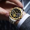 Binbond Latest Luxury Top Brand Men'S Watch Waterproof Luminous Timer Automatic Date Stainless Steel Man Quartz Movement Watch +Box