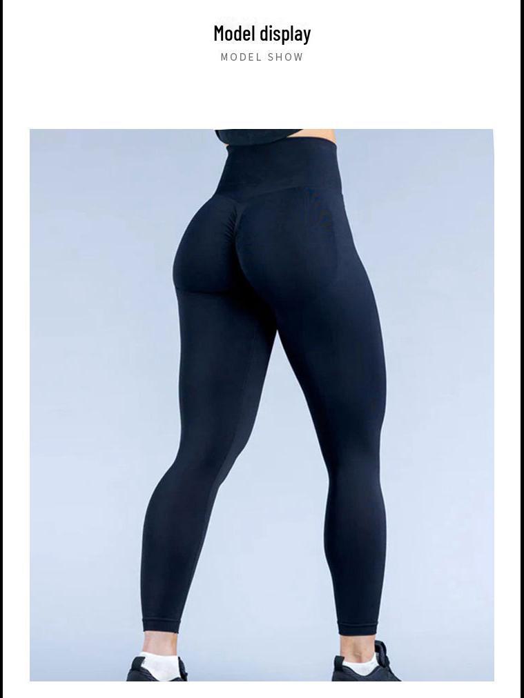 DFYNE Seamless Yoga Pantolonu - Kalça Kaldıran, Düz Paket Fitness Pantolonu