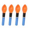 4pcs Bobber Light Glow Sticks Reusable Bulb Type Electronic Fishing Floats Light Stick for Night Fishing Red