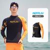 Mens UV Protection Rash Guard Set Long Sleeve Swimwear Surfing Diving Snorkeling Quick Dry Nylon Beachwear