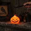 Outdoor Halloween Decoration Pumpkin Lantern, Spooky Handheld Light Up Lantern Lamp for Party Favors, Indoor Decor Durable