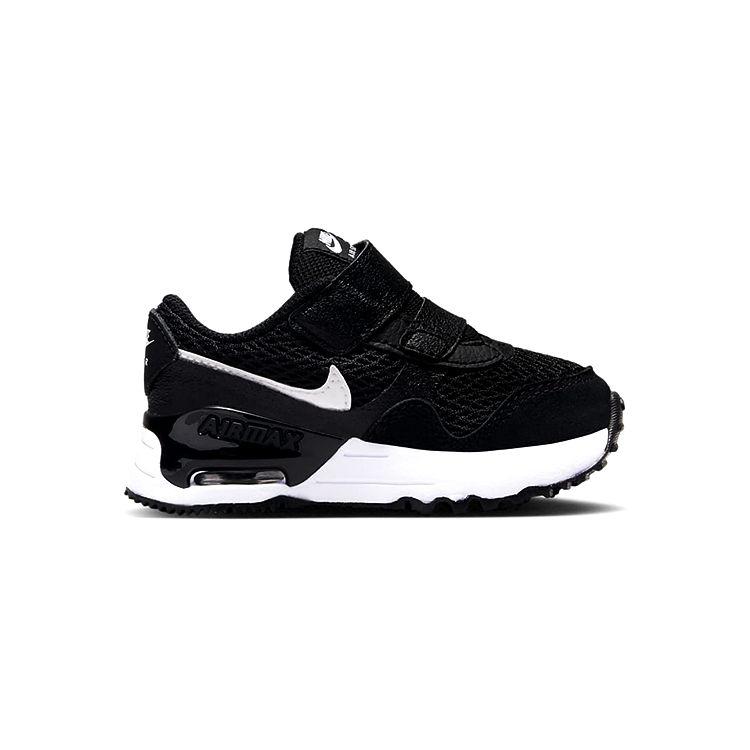 Nike Air Max SYSTM TD Black Wolf Grey Baby Sneakers White DQ0286-001