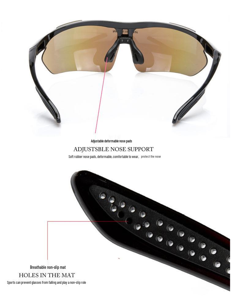 Polarized Outdoor Sports Cycling and Fishing Sunglasses, Windproof Goggles for Mountain Biking - Unisex