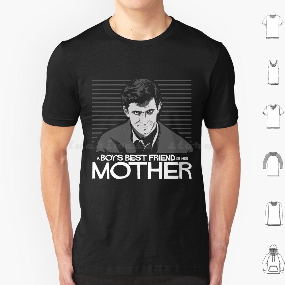 

Psycho T Shirt Cotton Men Women DIY Print Mother Boy 60s Psycho Hitchcock Norman Bates Killer Classic Movies Mothers Day S