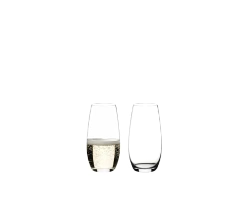 Authentic RIEDEL Champagne Glass Pair Set, Riedel Eau Champagne, 264ml, Clear, 0414/28