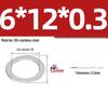 304 Stainless Steel Ultra-Thin Flat Washers - Available in Thickness: 0.1mm, 0.2mm, 0.3mm, 0.5mm