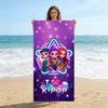 I Love Kpop Cartoon Beach Towel, Quick Drying Super Absorbent Soft Microfiber for Beach Vacation Pool Summer Funny Gift