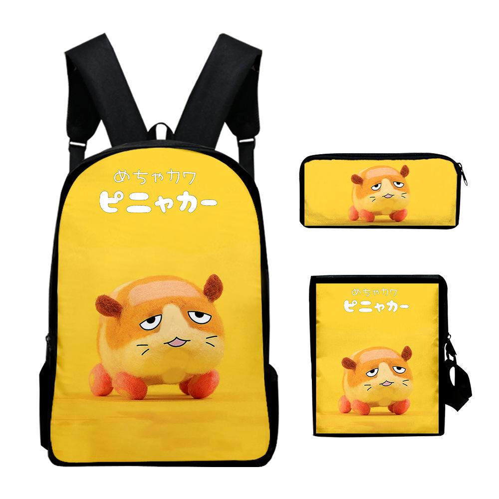 Well-loved Creative Friday Night Funkin 3D Design 3pcs/Set Learner Bags Everyday Laptop Knapsack Backpack Sling Carry Tote Pencil Pouch