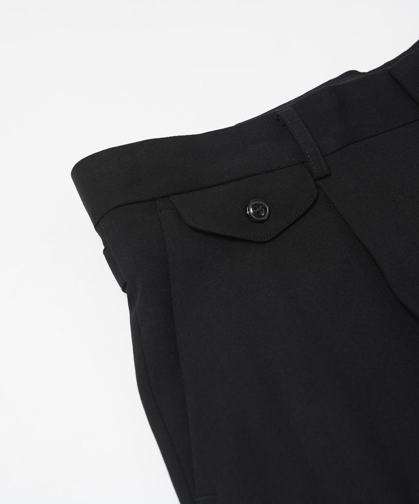 FRIZMWORKS Wide Bermuda Pants _ Black