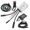 Kontroler silnika roweru elektrycznego 15A Kontroler prędkości 36V 48V z panelem LCD7C Kabel 1 do 2 W pełni