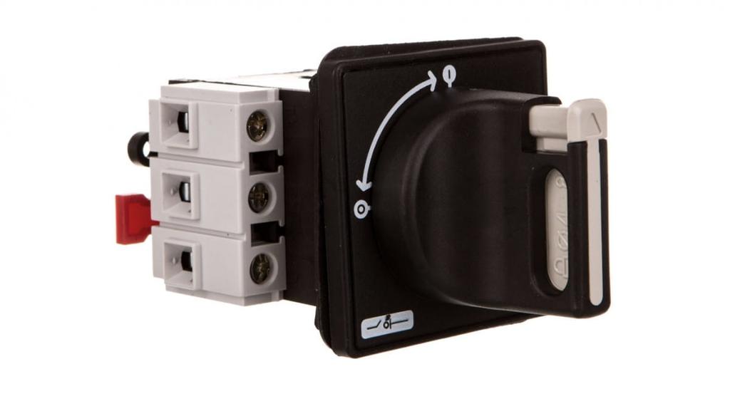 VBF 40A, 690V, 3-pole disconnector, black locking handle VBF2