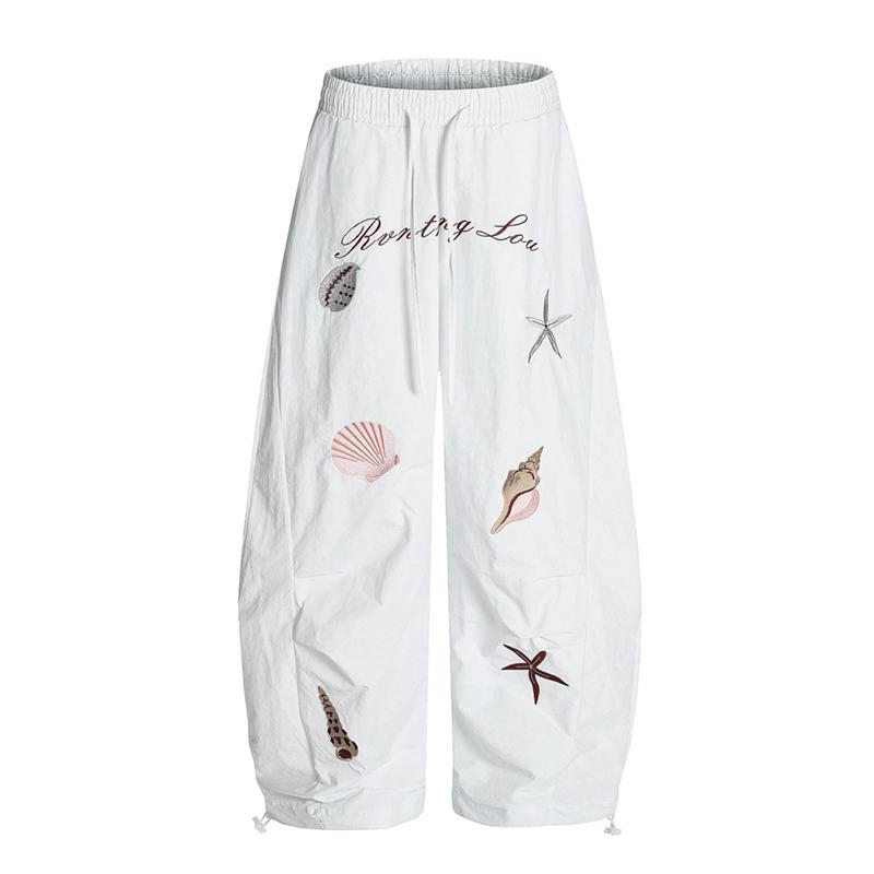 6-16 Years Kids Girls Casual Cargo Pants Loose Drawstring Pants