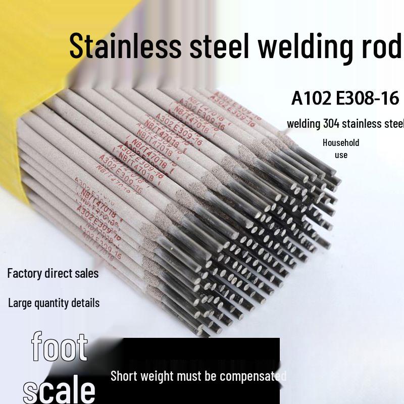 Stainless Steel Welding Rod A102E308-16/A302E309-16 for Dissimilar Metals, Household Use, Sizes 2.5/3.2/4.0