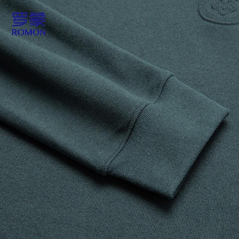 ROMON Men's Business Casual Long Sleeve Sweatshirt