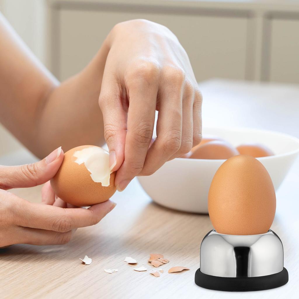 Piercer Stainless Steel Kitchen Gadget For Boiled Eggs Hole Puncher Tool Non-Slip Separator Cooking Aid Egg Shell Remover
