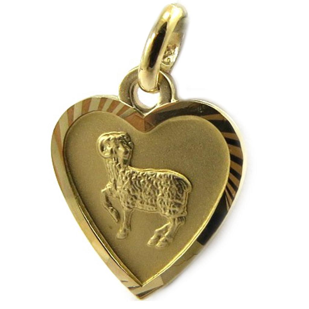 Altesse [L6109] - Pendentif plaqué or 'Bélier'