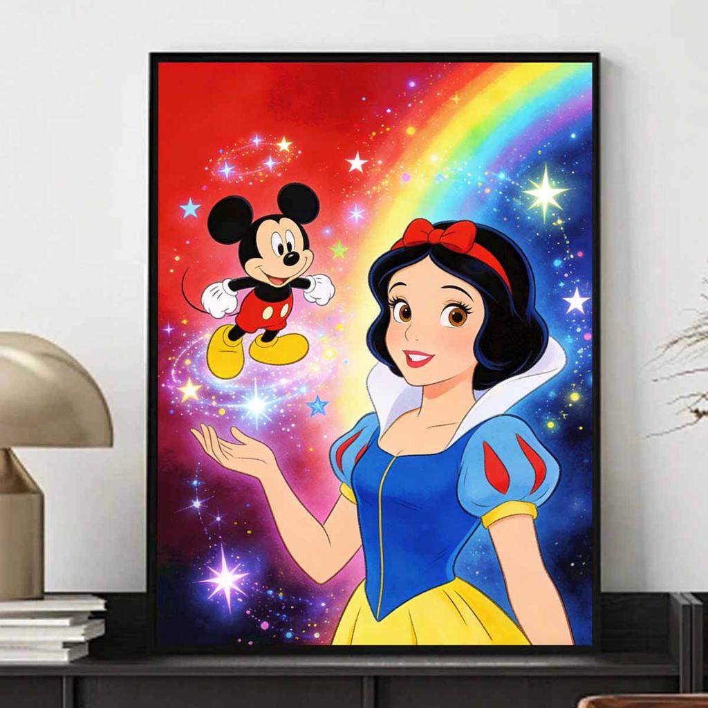 disney diamond painting snow white mickey handmade diy home decoration gifts