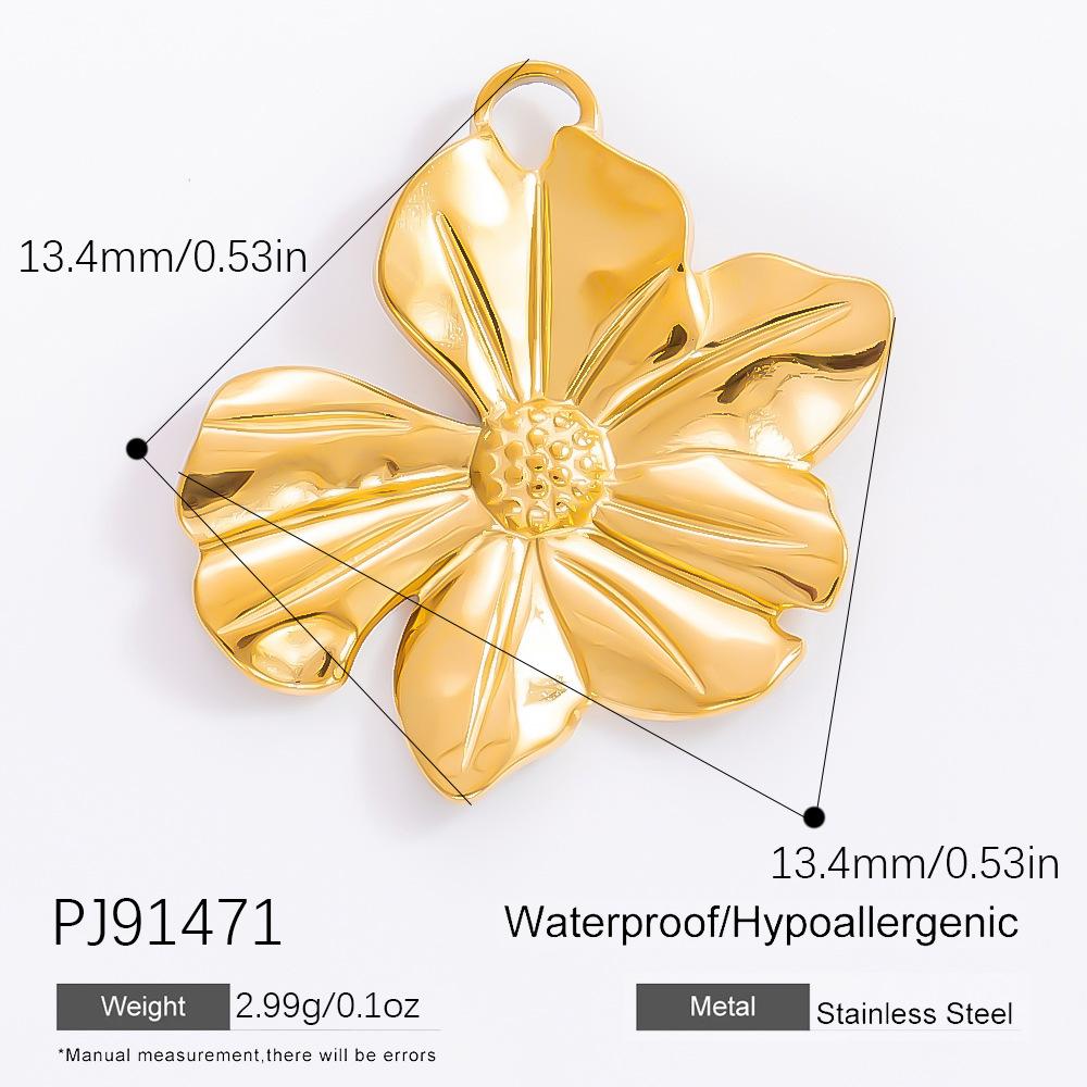 1-5Pcs 18k Real Gold Stainless Steel Charms for Jewelry Making, Bangle, Earring Charms for DIY Necklace Bracelet Jewelry Making