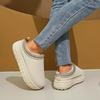 Autumn New Round Head Comfortable Lazy Warm Foot Cotton Slippers Women