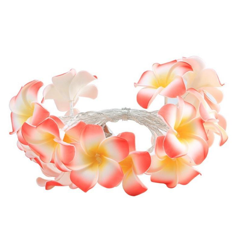 1PC 10Leds 1.5M Led Flower String Lights Bedroom Wedding Party Festival Decorative Fairy Lights Operated Wall Lighting