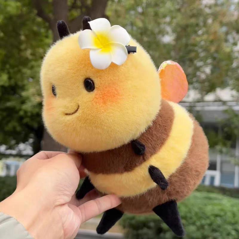 20cm Roztomilá Kreslená Medvídková Včelka Plyšová Hračka Kawaii Měkká Vyplněná Zvířátka Plyšáci Děti Dívky Kluci Narozeniny Vánoční Dárky