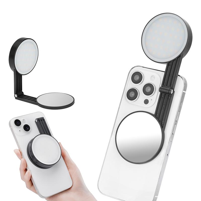 

M38 Magnetic Fill Light For iPhone 16/15/14 Pro Compatible with MagSafe Portable Photography Livestream Lighting Type A