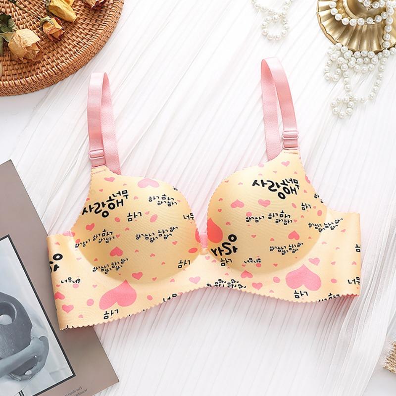 Stilvolle und bequeme Mädchen Einteiler-BH Mädchen Trainings-BHs Mädchen Atmungsaktive und stützende Nahtlose Verstellbare Unterwäsche