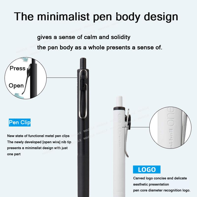 Uni Ball One Gel Pen UMN-S 0.5mm Thick Colorful Ink Handwriting Marking Pens, Japanese Stationery Awards Canetinhas Para Colorir