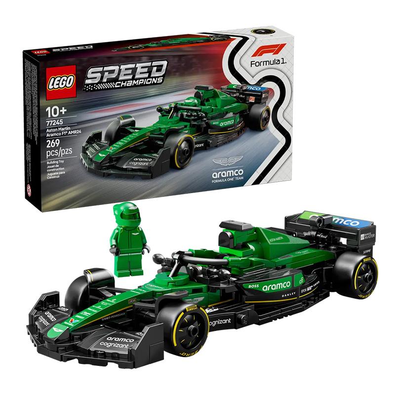 LEGO 77245 Aston Martin Aramco F1® AMR24 Race Car Block Toys
