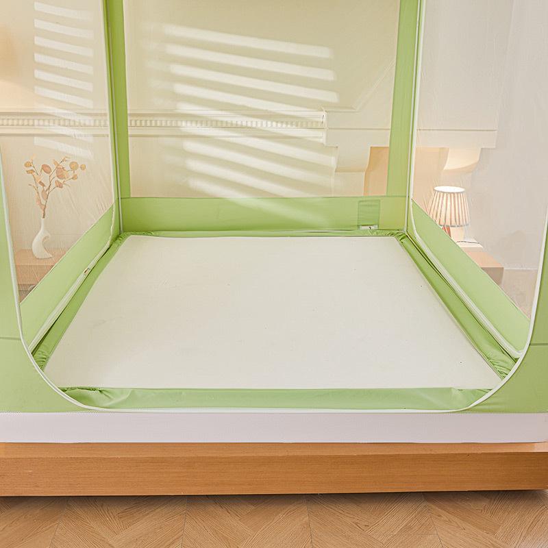 Class A Mother and Baby Grade Printed Blackout Mosquito Net for Children's Sitting Bed - Anti-Fall, Three-Door Design