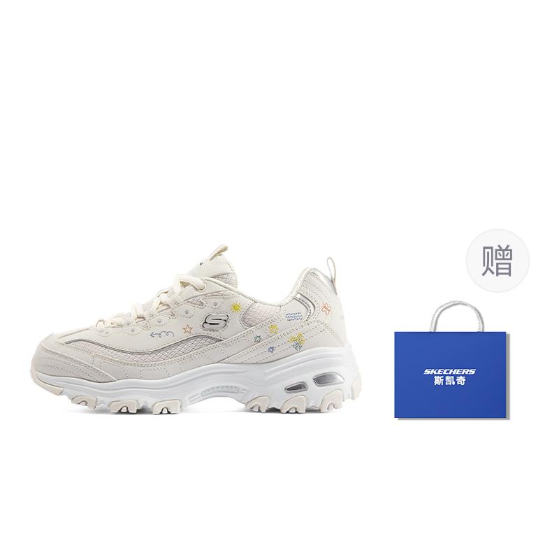 Skechers D'Lites 1.0 'Blanc' Femme 896155-OFWT
