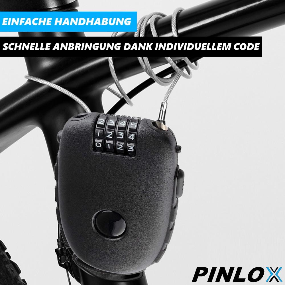 PINLOX Zamek kablowy zamek szyfrowy zamek linkowy rower rower koło skuter zamek lekki