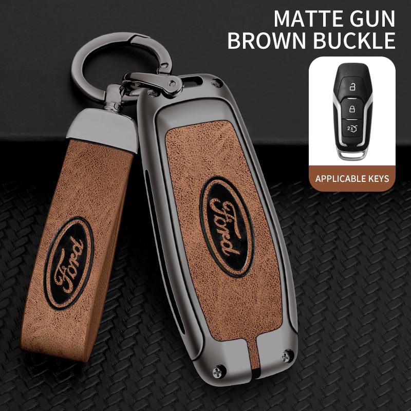 Fashion Alloy Car Key Case Cover Shell ProtectorFor Ford Focus 3 4 ST Mondeo 5 MK5 Mustang F-150 Explorer Edge Fiesta Kuga MK34 ARS1