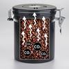 Stainless Steel Kitchen Coffee Canister Food Storage Jar with Date-Tracker and-Scoop for Grounds Coffee Sealing Can