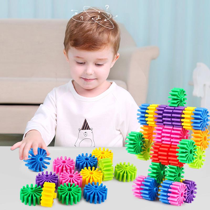 Large Particle Gear Building Blocks - Educational Toy for Boys Aged 1-6