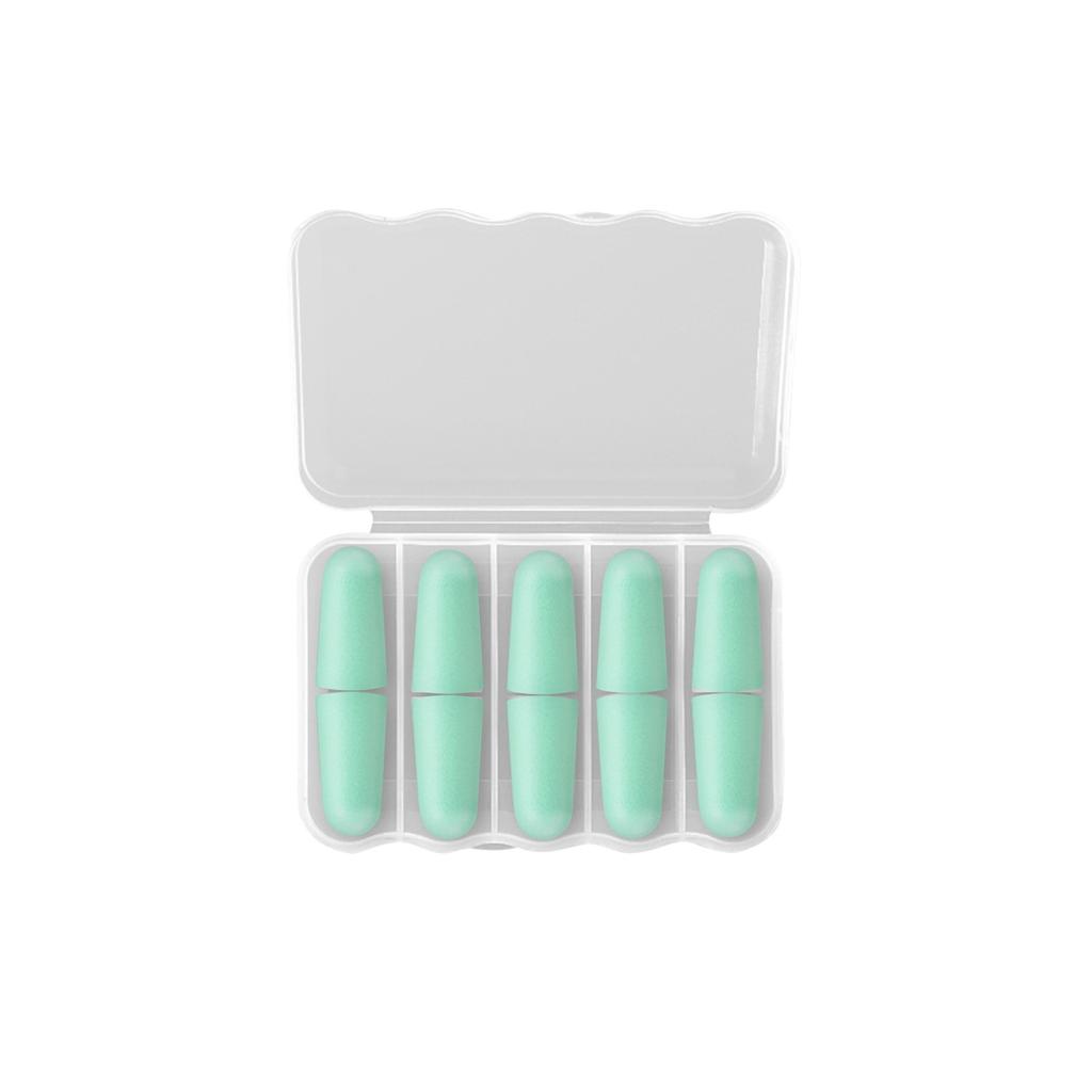 Noise Reduction Sleep Earplugs - Soft Foam, Reusable, Comfortable Ear Plugs for Travel, Study, and Rest