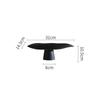 Ceramic High Leg Fruit Plate Creative Snack Storage Tray Dry Fruit Tray Dessert Trays Cake Trays Decorative Household Products