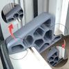 Heavy-Duty Window Door Stop Wedge Non-slip Balcony Door with Track Lock Stopper Easy To Install Remove Doors Anti-wind Holder