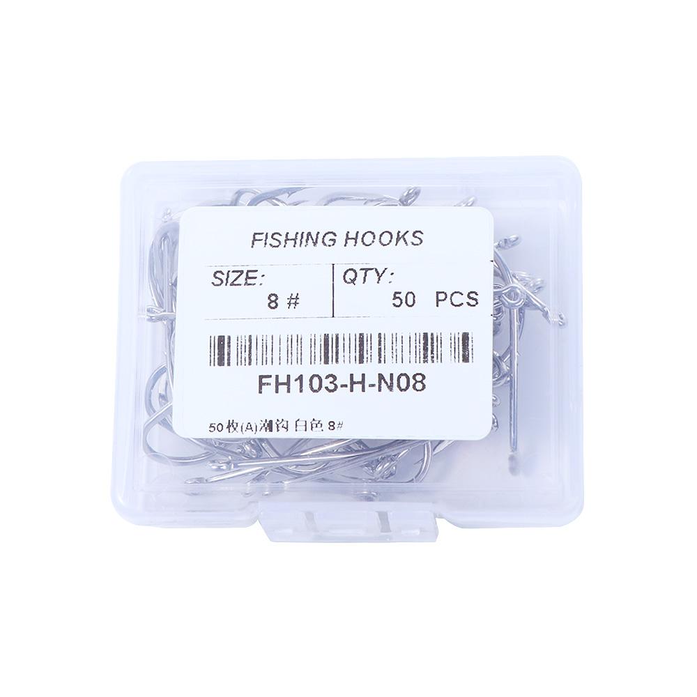 Circle Hook Sharp Barbed Fishhook Offset Narrow Bait Hook High Carbon Steel Long Shank Fishing Hook