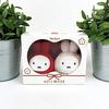 Dick Bruna Miffy Miffy Lucky Daruma Red and White Set Stuffed Toy