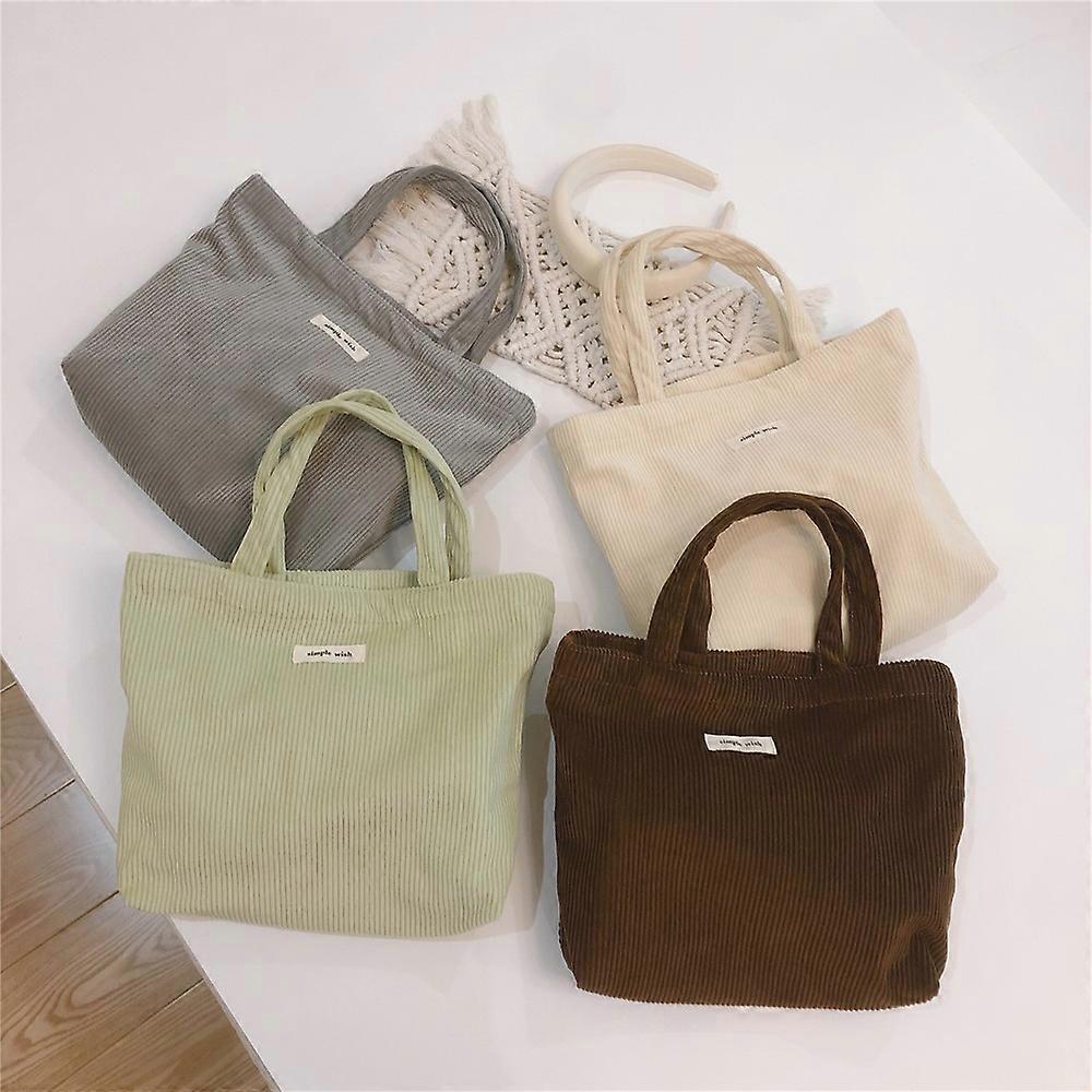169 Handbag Makeup Storage Pouch Soft Corduroy Toiletries Organizer Cosmetic Storage Bag for Women a
