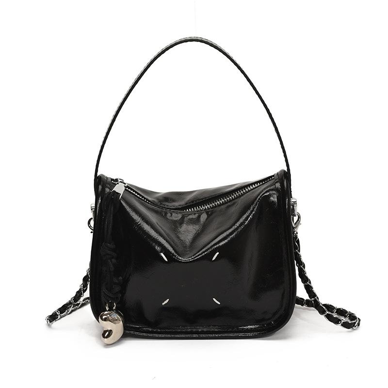 Popular Bag Women's New Simple Solid Color Chain Bag Exquisite Shoulder Crossbody Mini Bag