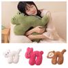 Cute Cartoon Plush Cushion Pillow For Sleeping Office And Car Seats