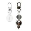 Delicate Acrylic Sphere Keychain Unique Acrylic Sphere Keychain Charm Elegant Keyrings Pendant for Women Girls
