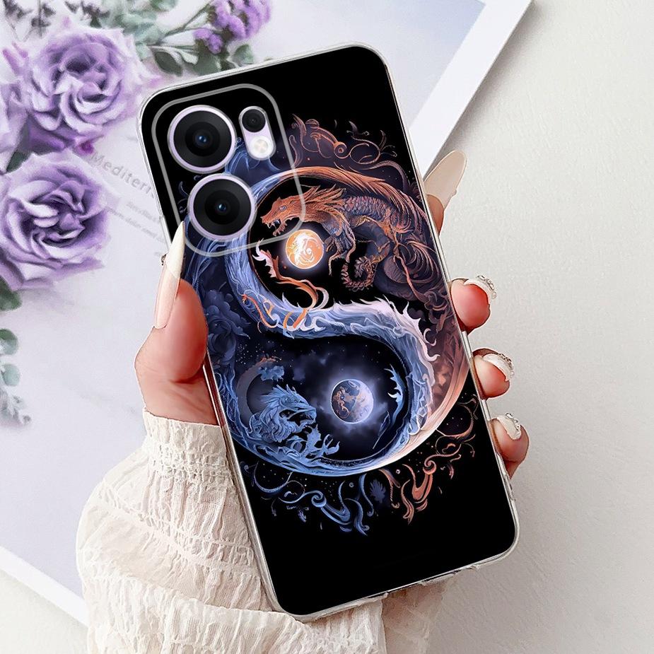 For Oppo Reno 13F 4G Case Reno13 Pro New Fashion Painted Cover Soft Silicone Phone Cases For Oppo Reno 13 Pro Reno13 F 5G Fundas