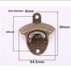 10pcs/set Retro Design Bottle Opener Wall Mounted Hanging Beer Opener DIY Tools Alloy Electroplating Process Bar Wall Decor