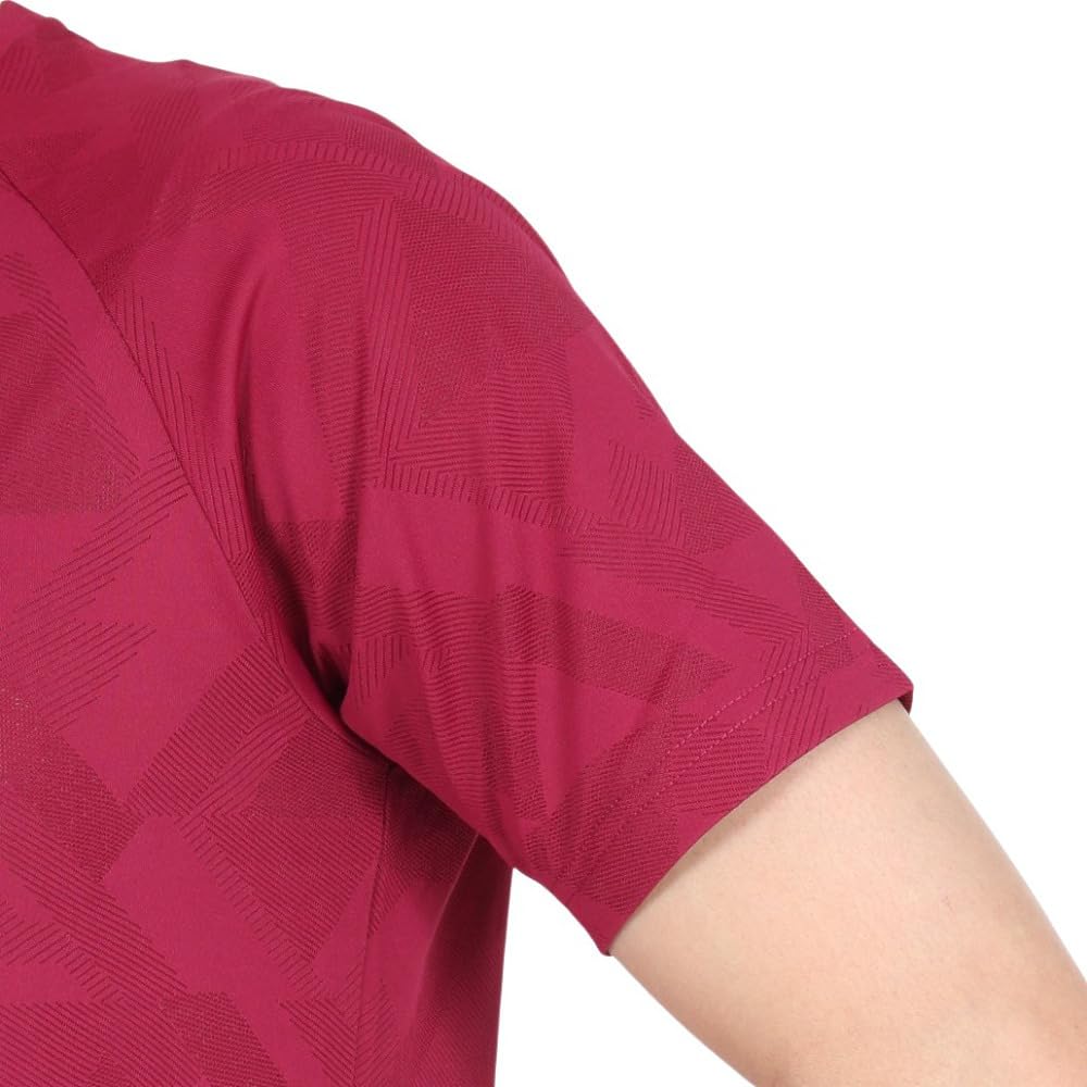 Yonex Dry 16715 Wine Red Small T-Shirt (Fit Style) (037)