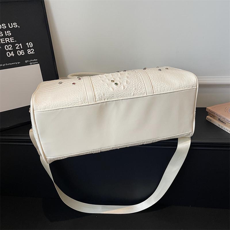 Borsa da Viaggio di Grande Capacità Borsa da Palestra Leggera da Donna Borsa Portatile per Viaggi a Breve Distanza Borsa da Viaggio