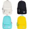 Girl Backpack Durable Nylon Youth School Teen College With Color Block Design For Education Use